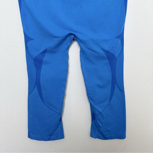 NUX Womens Medium Teal Compression Active Capri - Picture 11 of 13